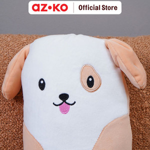 AZKO Ataru 50 cm Bantal Sofa Dog - Cokelat Khaki Cushion Sofa Aesthetic Bantal Dekorasi Sofa Throw Pillow Couch