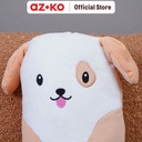 AZKO Ataru 50 cm Bantal Sofa Dog - Cokelat Khaki Cushion Sofa Aesthetic Bantal Dekorasi Sofa Throw Pillow Couch