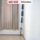AZKO Stora Jemuran Baju Lipat 3 Tingkat Round - Abu-Abu Tempat Jemur Baju Drying Rack Gantungan Laundry Perlengkapan Rumah Tangga