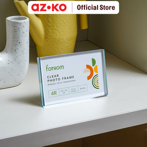 AZKO Forhom 4R Bingkai Foto Meja Transparan Rhy23120604-2 - Hijau Pigura Aesthetic Frame Tempat Foto Pajangan Dekorasi Rumah Figura