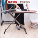 AZKO Stora Meja Setrika Lipat Hexagon Pattern 1338 - Cokelat Papan Setrikaan Lipet Alas Tempat Setrika Ironing Board Foldable Perlengkapan Rumah Tangga