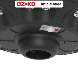 AZKO Krisbow Lampu Taman Ring Solar 15 watt 1000 Lumens Natural White - Putih Outdoor Garden Lamp Dekorasi Penerangan Luar Ruangan Perlengkapan Rumah Tangga