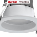 AZKO Krisbow Lampu Downlight Led 3Cct Inbow Multi watt Shallow Lampu Sorot Ceiling Light Peralatan Elektronik Lampu Plafon