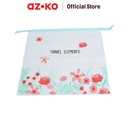 AZKO Ataru Set 2 Pcs Pouch Serut Kantong Organizer Kecil Tempat Kosmetik Pouch Aksesoris