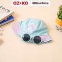 AZKO Ataru Set Topi Bucket & Kacamata Sunglasses Anak Shell Aksesoris Kepala Kids Bucket Hat Topi Stylish Anak Lucu Serbaguna Aksesoris Fashion Anak