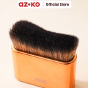 AZKO Ataru Kuas Make Up Rectangle - Rose Gold Cosmetic Powder Brush Aplikator Bedak Tabur Perlengkapan Kosmetik
