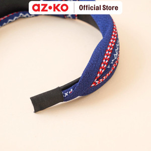 AZKO Ataru Bando Knot Jeans Headband Bando Stylish Aksesoris Kepala Fashion Wanita