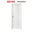 AZKO Maxb Pintu Kamar Mandi Upvc Waterproof Bathroom Door Pintu Anti Air Serbaguna Perlengkapan Rumah Tangga - Cokelat, Pintu Kanan