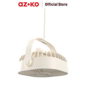 AZKO Memoo Kipas Angin Meja Mini Rechargeable 2in1 Desk Fan Penyejuk Ruangan Kipas Baling-Baling - Pink