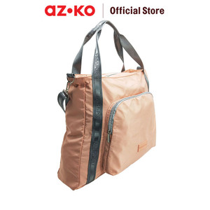 AZKO Passport Amber Tote Bag Tas Bahu Stylish Totebag Serbaguna Multifunctional Bag Tas Travel Praktis - Biru