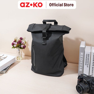 AZKO Passport Rocket Tas Ransel Adult Backpack Tas Punggung Dewasa Ransel Gendong Serbaguna - Abu-abu