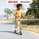 AZKO Berwyn Skuter Anak 2 Roda - Hijau/Orange Scooter Sekuter Mainan Anak Kendaraan Anak Ride On Mainan Outdoor
