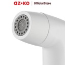AZKO Acroz Set Toilet Shower Premium - Putih Toilet Hose Semprotan Selang Air Kloset Aksesoris Kamar Mandi Selang Wc