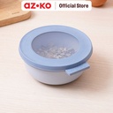 AZKO Rosti 350 ml Cirqula Wadah Makanan Round - Biru Nordic Food Container Kotak Makan Food Grade Serbaguna Tempat Makanan Food Storage Kitchenware