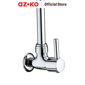 AZKO Acroz 18.9 cm Keran Dapur Chrome Kitchen Sink Tap Wall Faucet Peralatan Dapur Kran Air Wastafel