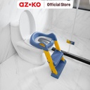 AZKO Kindla Alas Duduk Kloset Anak Dengan Tangga 8858 - Biru Baby Toilet Dudukan Wc Anak Perlengkapan Toilet Training