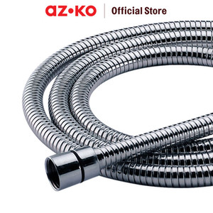 AZKO Acroz 1.5 mtr Selang Shower Double Lock Chrome H33 Shower Hose Selang Air Shower Perlengkapan Kamar Mandi Bathroom Accessories
