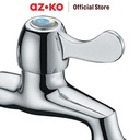 AZKO Acroz Keran Air Dengan Ulir Chrome T2008B-F20 Outdoor Cold Tap Kran Air Tembok Aksesoris Kamar Mandi Bathroom Accessories