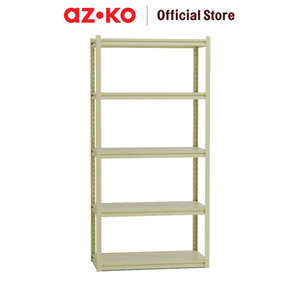 AZKO Krisbow 90X45X183 cm Rak Besi 5 Tingkat - Hijau Organizer Serbaguna Tempat Simpan Barang Multifungsi Rak Storage Perlengkapan Rumah Tangga