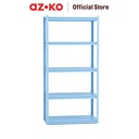 AZKO Krisbow 90X45X183 cm Rak Besi 5 Tingkat - Biru Organizer Serbaguna Tempat Simpan Barang Multifungsi Rak Storage Perlengkapan Rumah Tangga