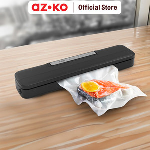 AZKO Kris 30 cm Vacuum Sealer Slim - Hitam Vakum Makanan Bungkus Penyerap Udara Pembungkus Makanan Anti Udara Mesin Pengemas Hisap Food Packing
