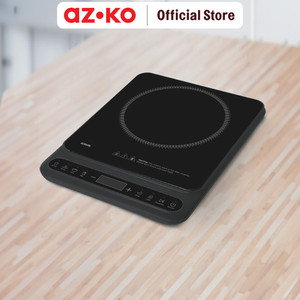 AZKO Kris Kompor Induksi Dengan Panci Pot 200-2000 watt - Hitam Induction Stove Kompor 1 Tungku Perlengkapan Dapur Alat Masak