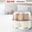 AZKO Kris Alat Perebus Telur 7 Slot 350 watt - Putih Egg Boiler Steamer Electric Mesin Rebus Telur Listrik Perlengkapan Masak