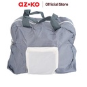 AZKO Ataru Tas Travel Lipat Oxford - Abu-Abu Foldable Bag Tas Traveling Hand Carry Bag Perlengkapan Jalan-Jalan
