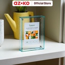 AZKO Forhom 4R Bingkai Foto Meja Transparan Rhy23120603-2 - Hijau Pigura Aesthetic Frame Tempat Foto Pajangan Dekorasi Rumah Figura