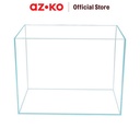 AZKO Fishland 10 ltr Aquarium Nano Right Angle Opc Tank Aquarium Aquascape Tempat Tinggal Hewan Laut Wadah Tempat Ikan Dekorasi Rumah