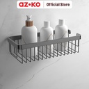 AZKO Acroz Rak Dinding Kamar Mandi Minimalist 82016 Organizer Serbaguna Rak Sabun Shampoo Tempat Peralatan Mandi Bathroom Wall Shelves
