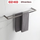 AZKO Acroz Gantungan Handuk Double Bar Minimalist 82011 Tempat Jemur Anduk Towel Drying Rack Bar Gantungan Handuk Perlengkapan Kamar Mandi Bathroom Tools