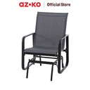 AZKO Kursi Ayun Textlene Steel - Hitam Swinging Chair Bangku Ayunan Outdoor Furniture Tempat Duduk Ayun
