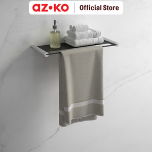 AZKO Acroz Gantungan Handuk Elegant 21312 Tempat Jemur Anduk Towel Drying Rack Bar Gantungan Handuk Perlengkapan Kamar Mandi Bathroom Tools