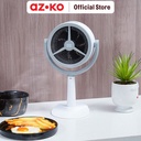 AZKO Apa Penghisap Asap Portable Rechargeable 8 watt - Putih Hood Penyaring Asap Penyerap Asep Udara Kotor