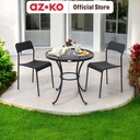 AZKO Soleil Kenn Kursi Banquet - Hitam Tempat Duduk Serbaguna Multipurpose Chair Kursi Kondangan Bangku Acara Dining Chair