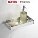 AZKO Fosa Rak Dinding Kamar Mandi Basic Zwij4 Soap Container Wadah Sabun Mandi Aksesoris Kamar Mandi Soap Storage