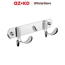 AZKO Fosa Gantungan Dinding Kamar Mandi 2 Kait Basic 2901-2 Bathroom Hook Kaitan Dinding Serbaguna Pengait Handuk Alat Mandi