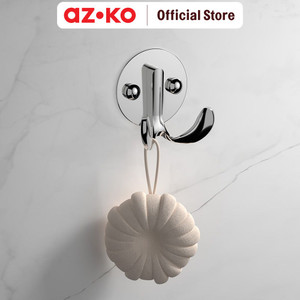 AZKO Fosa Gantungan Dinding Single Basic 2901 Pengait Multifungsi Tembok Clothes Hook Tempat Gantung Pakaian Barang Serbaguna