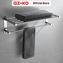 AZKO Fosa Gantungan Handuk Basic 9216 Tempat Jemur Anduk Towel Drying Rack Bar Gantungan Handuk Perlengkapan Kamar Mandi Bathroom Tools