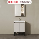 AZKO Fosa Set Kabinet Kamar Mandi Dcsc-3 Organizer Serbaguna Bathroom Cabinet Aksesoris Kamar Mandi Kompartemen Penyimpanan Alat Mandi