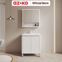AZKO Fosa Set Kabinet Kamar Mandi Dcsc-1 Organizer Serbaguna Bathroom Cabinet Aksesoris Kamar Mandi Kompartemen Penyimpanan Alat Mandi