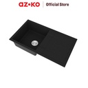 AZKO Acroz Tempat Cuci Piringgranite Dengan Wing Wastafel Dapur Kitchen Sink Bak Tempat Cuci Piring Perlengkapan Dapur