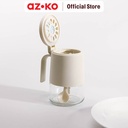 AZKO Kris 350 ml Essicante Tempat Bumbu Dapur - Krem Beige Spice Jar Tempat Penyimpanan Bumbu Perlengkapan Dapur Seasoning Jar