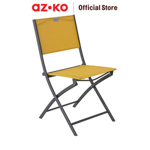 AZKO Kursi Lipat Textlene Steel Random Folding Chair Kursi Memancing Bangku Lipat Kemah Furniture Outdoor