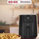 AZKO Kris 2 ltr Air Fryer Af-203A - Hitam Alat Masak Goreng Pembuat Makanan Penggoreng Tanpa Minyak Elektronik Dapur