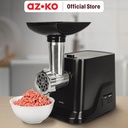 AZKO Kris Alat Penggiling Daging 500 watt - Hitam Meat Grinder Electric Perlengkapan Dapur Gilingan Daging Listrik Peralatan Masak