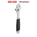 AZKO Jetech Kunci Inggris Softgrip 6 inci Wrench Pembuka Baut Mur Perlengkapan Perkakas Peralatan Tukang