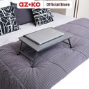 AZKO Odi Meja Laptop Lipat Dengan Mouse Pad Folding Table Foldable Study Desk Meja Belajar Mini Serbaguna Tatakan Laptop Notebook Minimalis Table - Cokelat