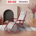 AZKO Soleil Kursi Recliner Lipat Mini - Merah Kursi Lipatkursi Loungekursi Serbagunakursi Recliner Lipatkursi Teras